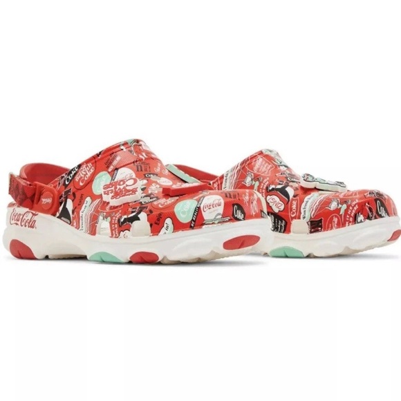 CROCS Other - New CROCS Mens COCA COLA ALL-TERRAIN CLOG 209312 WHITE M8/W10